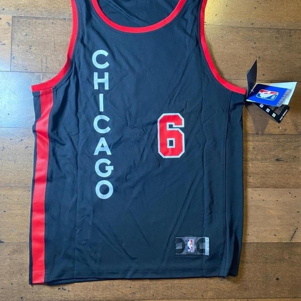 FANATICS NBA Alex Caruso Chicago Bulls black jersey (2021-2024)‎ Size S